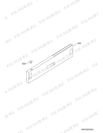 Схема №7 F66720VI1P с изображением Модуль (плата) управления для посудомойки Aeg 973911434305059
